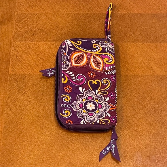 Vera Bradley Convertible Wallet/Wristlet Safari Sunset - Picture 2 of 9